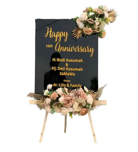 Papan Bunga Akrilik kutawaluya